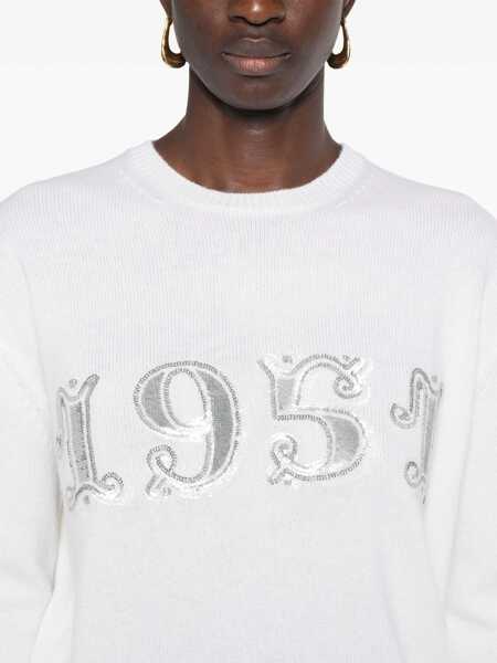 Pulovere Max Mara Max Mara Wool And Cashmere Blend Sweater WHITE Femei (BM 15364612) 5