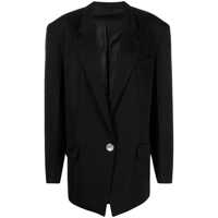 Sacouri The Attico Single-Breasted Virgin Wool Blazer Femei
