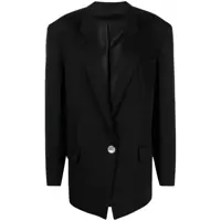 Sacouri The Attico Single-Breasted Virgin Wool Blazer Femei