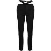 Pantaloni casual The Attico Waist-Strap Wool Trousers Femei