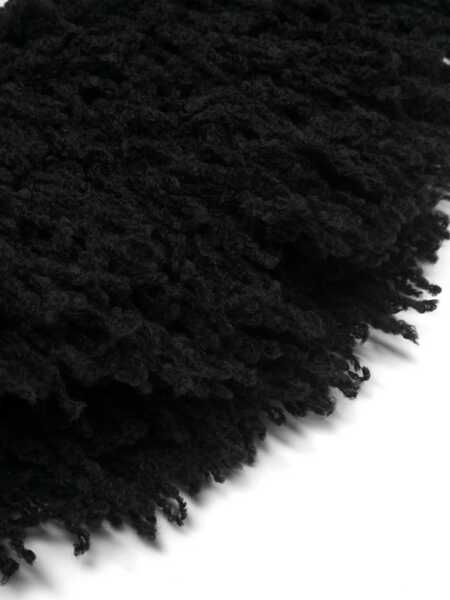 Esarfe THE ATTICO The Attico Fringed Pullover Scarf Black Femei (BM 15366805) 2