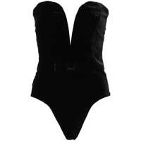 Topuri Alessandra Rich Velvet Bustier Body Femei