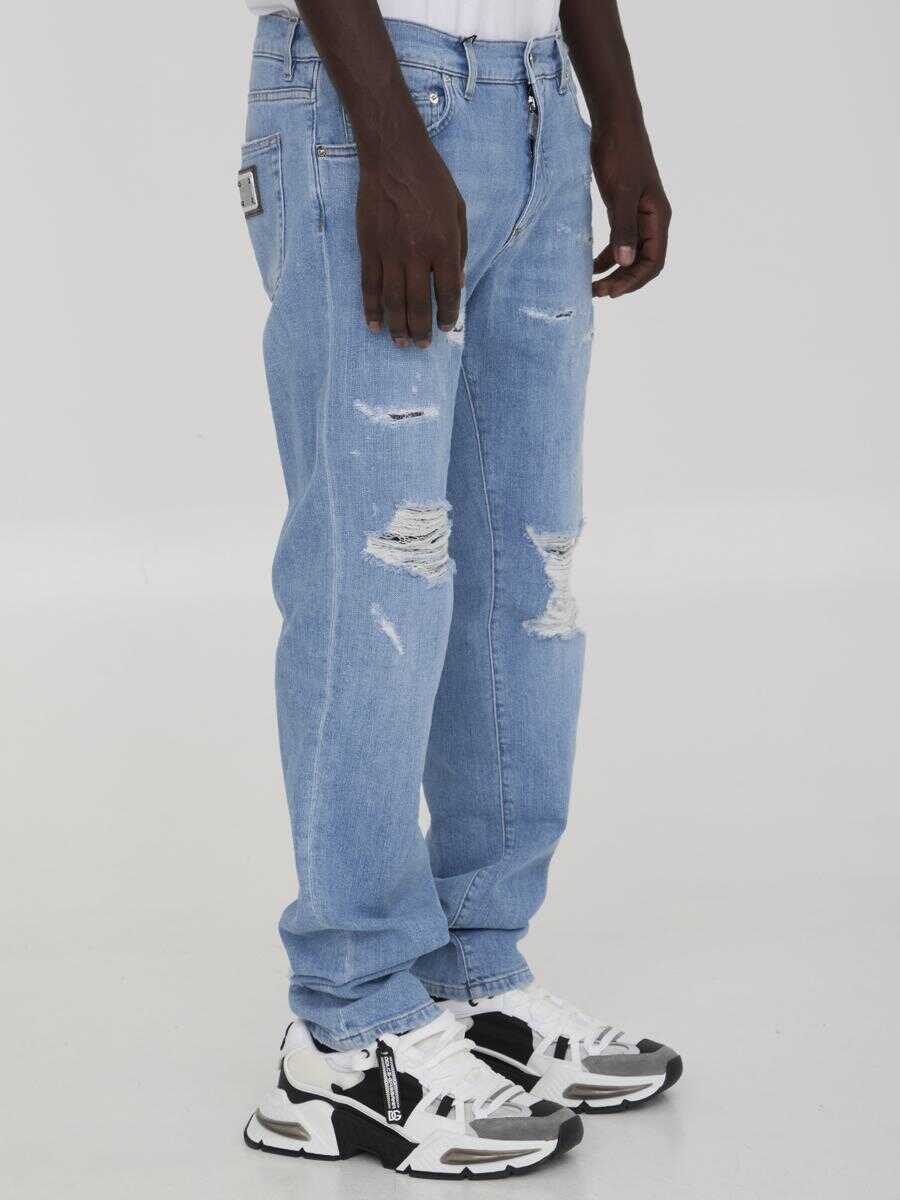 Blugi Dolce & Gabbana Slim Jeans BLUE Barbati (BM 15369250) 2