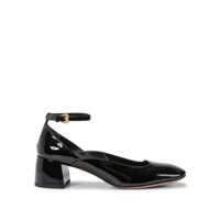 Pantofi cu toc A.Bocca Black Pumps With A Heart-Shaped Neckline Femei