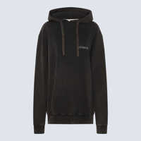Pulovere Alessandra Rich Dark Grey Multicolour Cotton Sweatshirt Femei