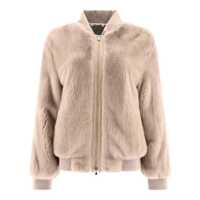 Bomber jacket GIOVI Giovi Mink Fur Bomber Jacket Femei