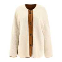 Geci GIOVI Giovi Reversible Shearling Jacket Femei