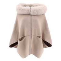 Geci GIOVI Giovi Wool And Cashmere Cape Femei