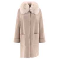 Paltoane GIOVI Giovi Wool And Cashmere Coat Femei