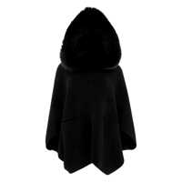 Geci GIOVI Giovi Wool And Cashmere Poncho Femei
