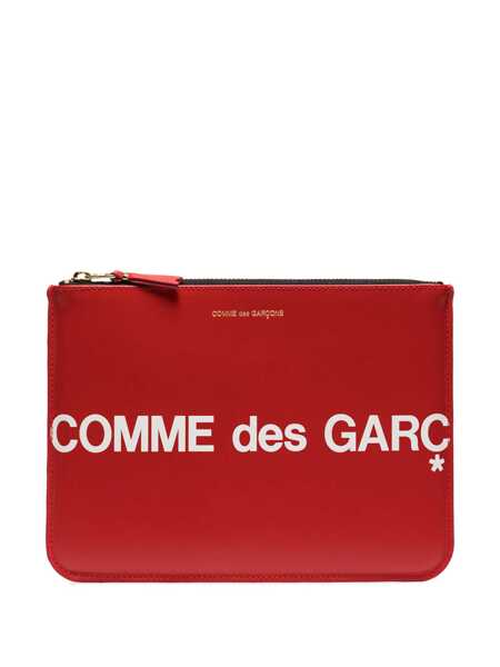 Portofele Comme des Garons Comme Des Garons Huge Logo Wallet RED Femei (BM 15386446) 1