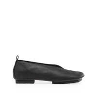 Balerini Uma Wang Leather Ballet Flats With An Asymmetric Toe Femei