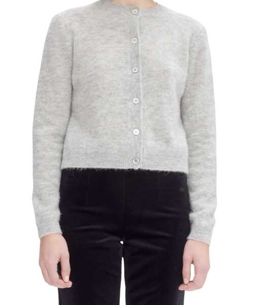 Cardigane A.P.C. A.P.C. CARDIGAN WPABE.F22303 PLB GRIS CLAIR CHINE Plb Gris Clair Chine Femei (BM 15388300) 4