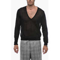 Pulovere casual Trend V-Neck Linen Blend Pullover Barbati