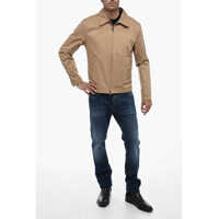 Camasi CORNELIANI pentru Barbati - Camasi casual CORNELIANI Id Zipped Overshirt With Logoed Buttons Beige Barbati (BM 15388660) - B-mall.ro