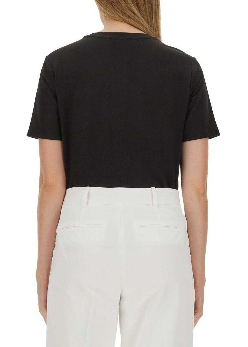 Tricouri Michael Kors Michael Kors T-Shirt With Logo Black Femei (BM 15388683) 3