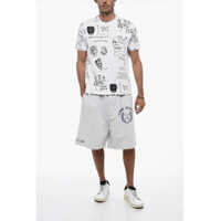 Tricouri JUNYA WATANABE pentru Barbati - Tricouri JUNYA WATANABE Crewneck T-Shirt With Basquiat Print Black & White Barbati (BM 15388990) - B-mall.ro