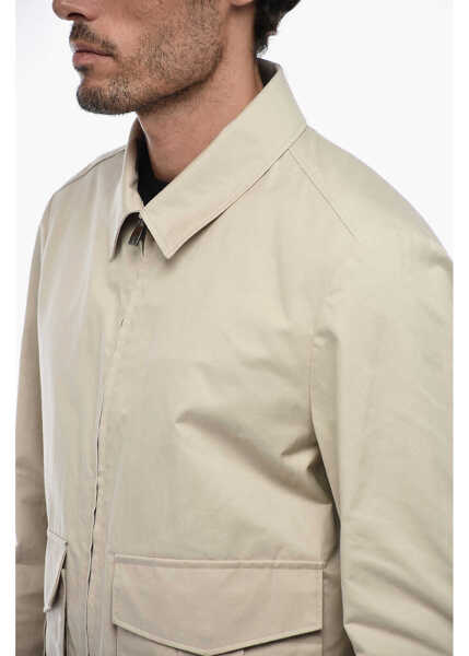 Camasi casual CORNELIANI Zipped Overshirt With Flap Pockets Beige Barbati (BM 15389038) 3