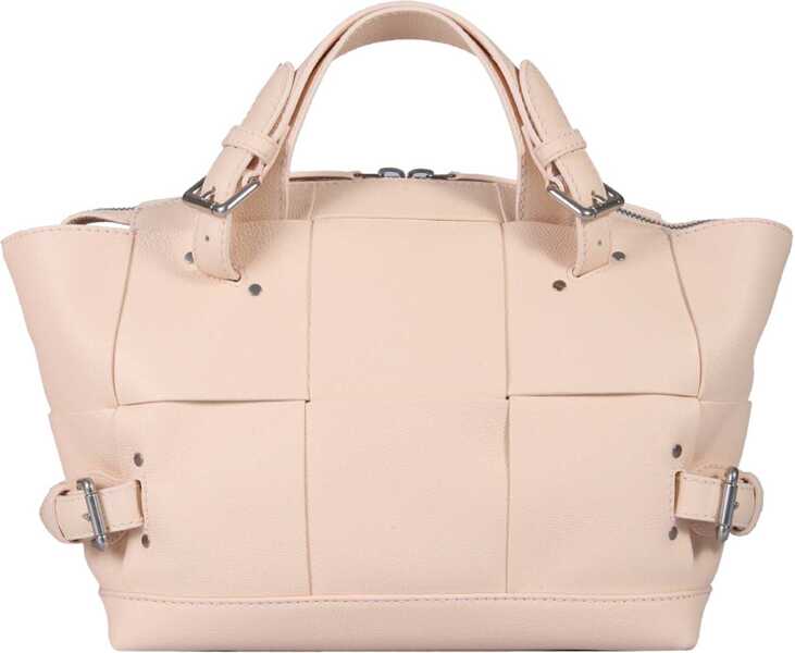 Genti de mana Bottega Veneta Medium Leather Bag POWDER Femei (BM 15389104) 4