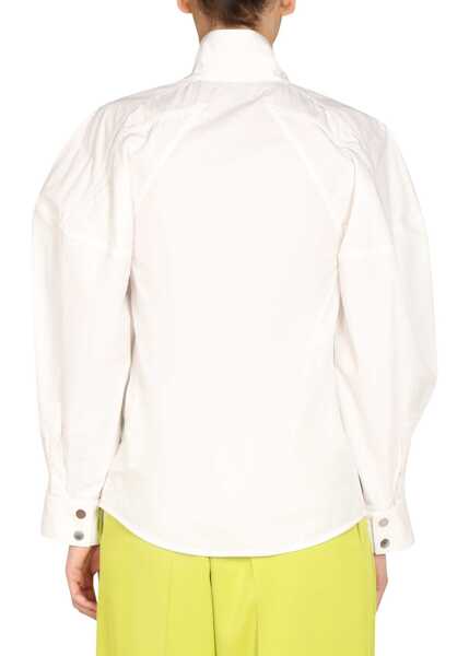 Bluze Bottega Veneta Relaxed Fit Shirt WHITE Femei (BM 15389110) 3