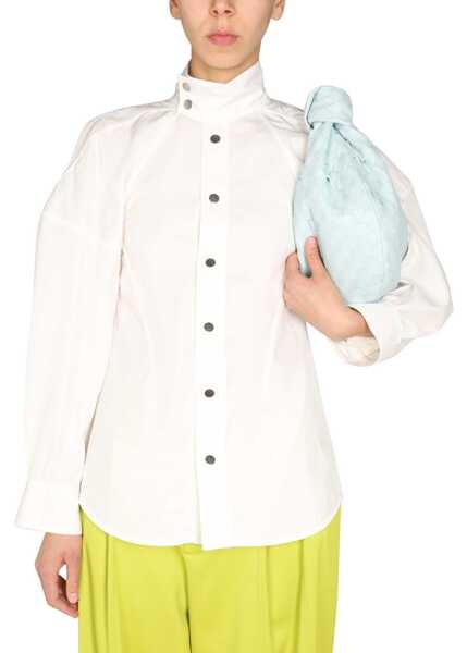 Bluze Bottega Veneta Relaxed Fit Shirt WHITE Femei (BM 15389110) 4