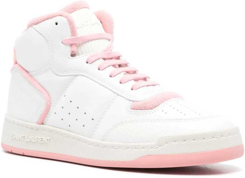 Sneakers Saint Laurent High Sl/80 Sneakers WHITE Femei (BM 15389158) 2