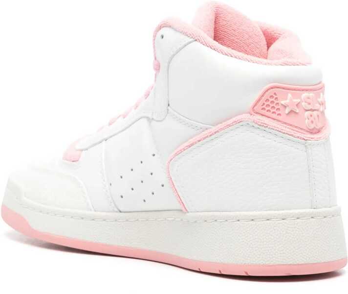 Sneakers Saint Laurent High Sl/80 Sneakers WHITE Femei (BM 15389158) 3