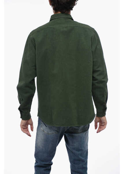 Camasi casual Fay Long Sleeved Linen Blend Shirt Beige Barbati (BM 15389242) 2