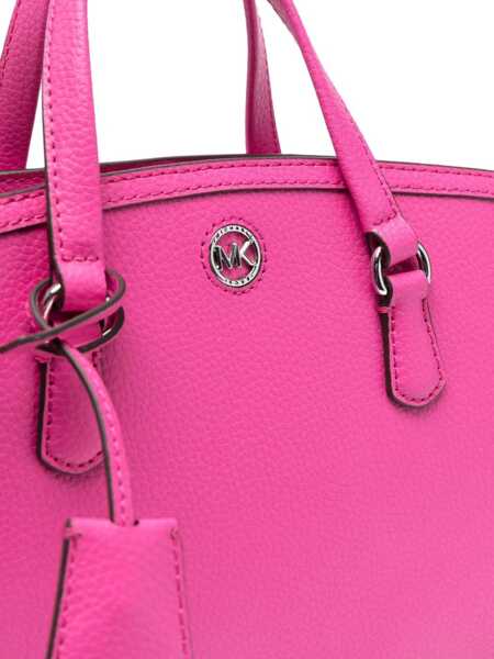 Genti de mana Michael Kors Hammered Leather Chantal Hand Bag Pink Femei (BM 15389257) 4