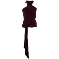 Topuri Stella McCartney Velvet Halterneck Top Femei