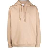 Bluze de trening Burberry Logo-Embroidered Cotton Hoodie Barbati