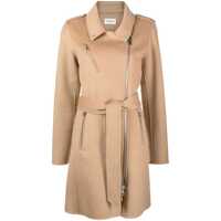 Paltoane P.A.R.O.S.H. Belted Felted Wool Trench Coat Femei
