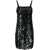 P.A.R.O.S.H. P.A.R.O.S.H. Sequined Sleeveless Minidress Black