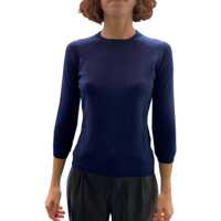 Pulovere La Rose 3/4 Knitwear Dark Blue Femei