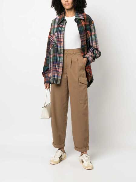 Pantaloni casual Carhartt Carhartt Wip Pants BROWN Femei (BM 15398407) 2