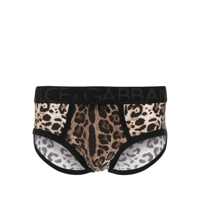 Sorturi de baie Dolce & Gabbana Animal Print Brief Barbati