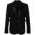 SAPIO Sapio Single-Breasted Cotton-Wool Blazer Black