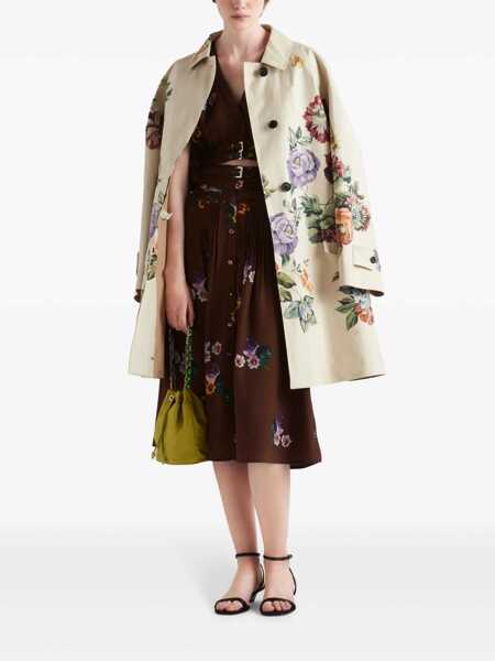 Paltoane Prada Prada Coats PRINTED Femei (BM 15402301) 2