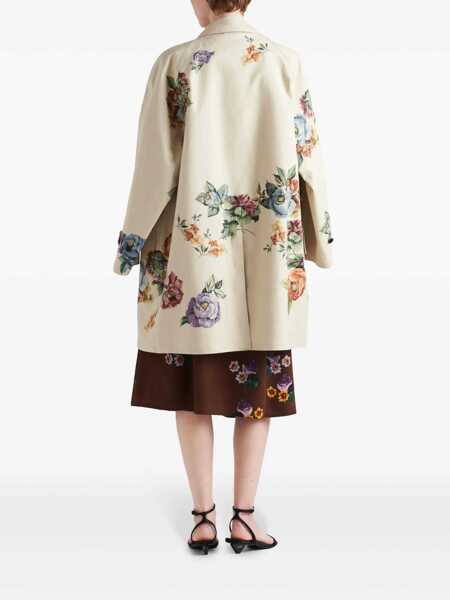 Paltoane Prada Prada Coats PRINTED Femei (BM 15402301) 4