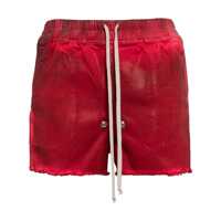 Pantaloni scurti Rick Owens Side-Slit Denim Shorts Femei