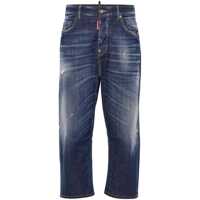 Blugi DSQUARED2 Bleached-Wash Cropped Jeans Femei