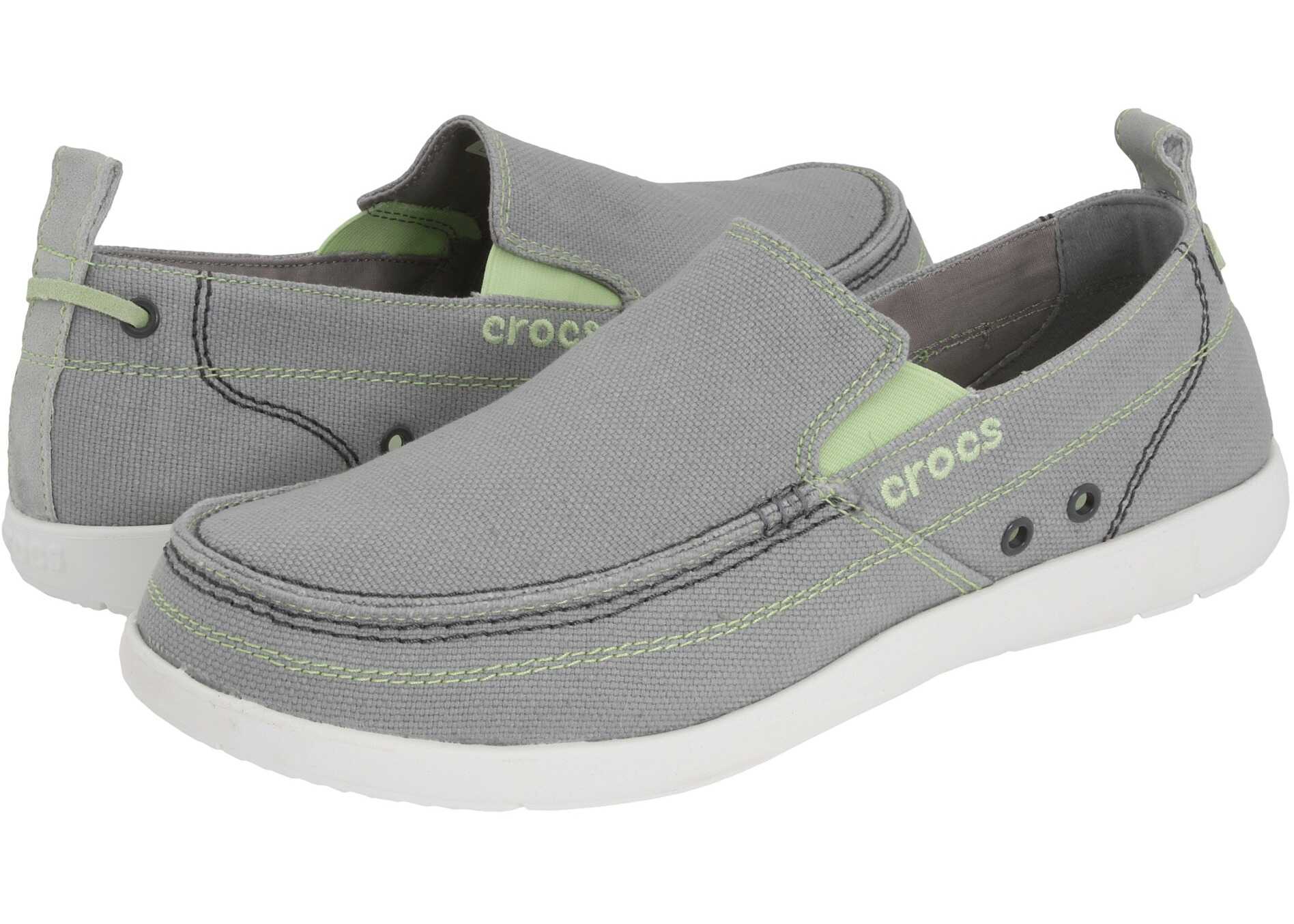 Mocasin Crocs Walu Light Grey/White
