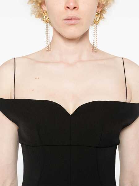 Rochii Philosophy Black midi dress Black   Femei (BM 15407161) 5