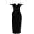 Philosophy Black midi dress Black  