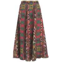 Fuste lungi Silk skirt with print Femei
