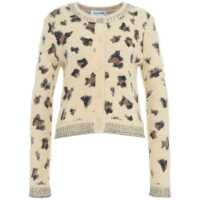 Cardigane Animal print cardigan with strass Femei