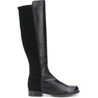 Botine Fabric And Leather Halfnhalf Pull-On Boots Femei