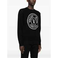 Pulovere Versace Jeans Couture pentru Barbati - Pulovere Versace Jeans Couture Versace Jeans Couture Logo Intarsia Sweater MULTICOLOR Barbati (BM 15416977) - B-mall.ro