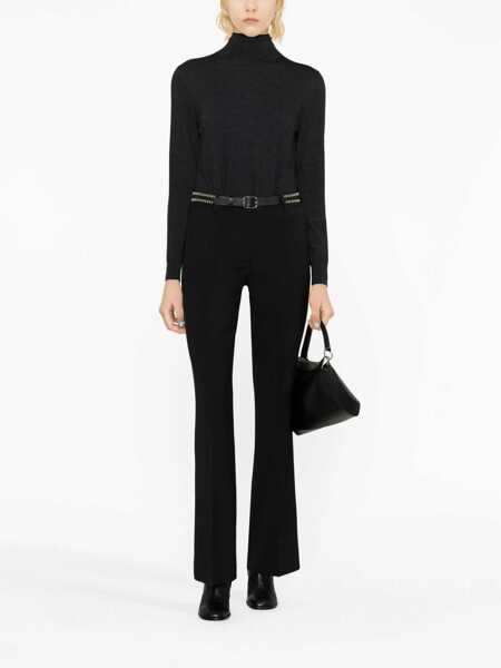 Pantaloni P.A.R.O.S.H. Black elegant pants Black   Femei (BM 15420298) 2