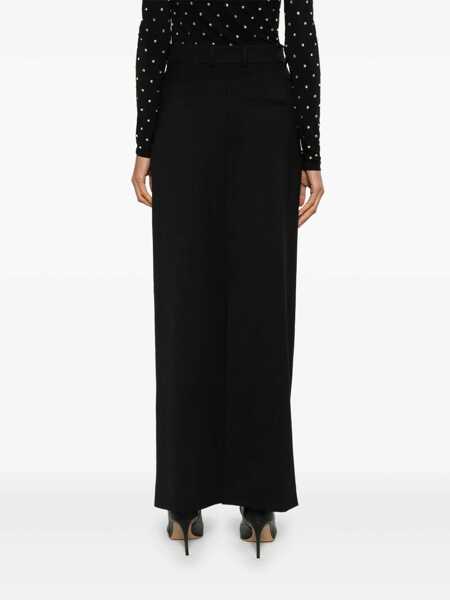 Fuste P.A.R.O.S.H. Long skirt Black   Femei (BM 15420313) 4